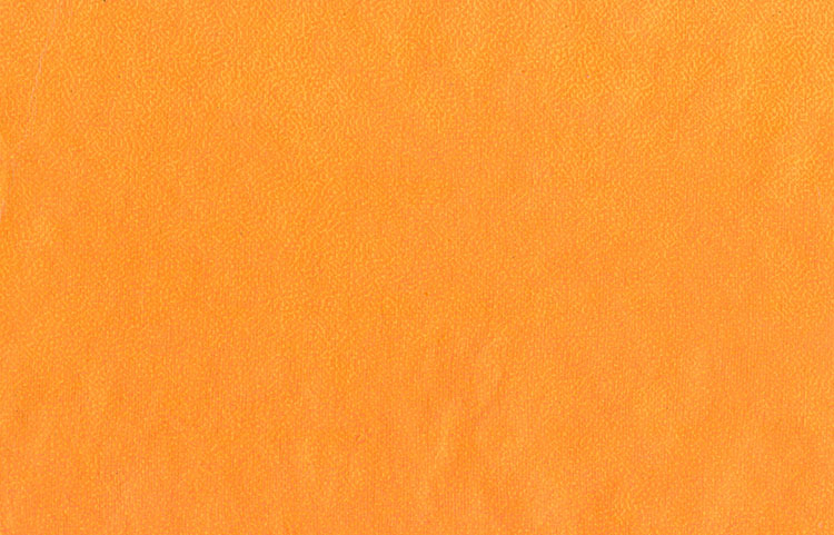 Moire Cloud: Orange on Sunset Yellow