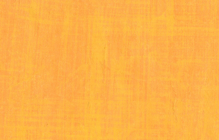 Brushed Crisscross: Orange & Yellow on White