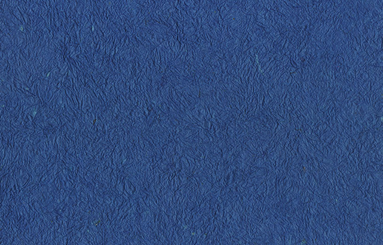 Medium Blue Daphne Fibre, Crinkled