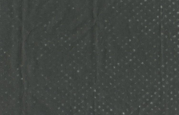  Small Dots Pattern: Black Banana & Jute Fibres Tissue, Mesh Overlay