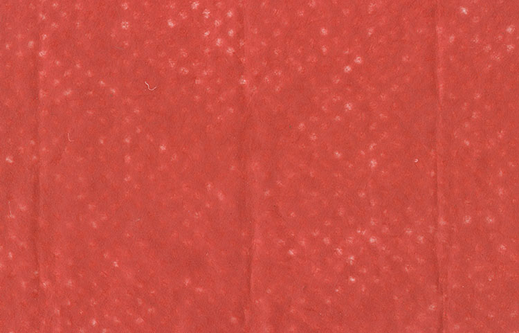  Small Dots Pattern: Red Banana & Jute Fibres Tissue, Mesh Overlay
