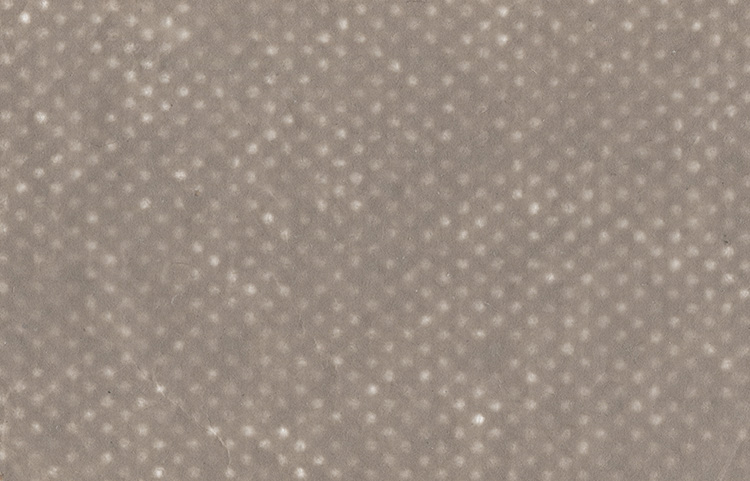  Small Dots Pattern: Gray Banana & Jute Fibres Tissue, Mesh Overlay