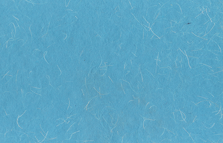 Phirozi Blue with White Silk Fibre