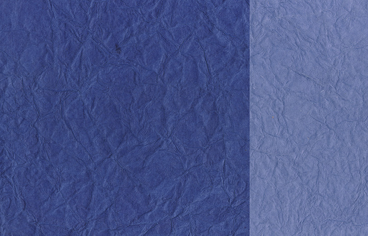 Reflex Blue, Creased, 1 side coating
