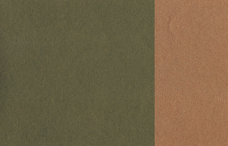 Deep Moss & Copper/ Copper Metallic, 2 side coating